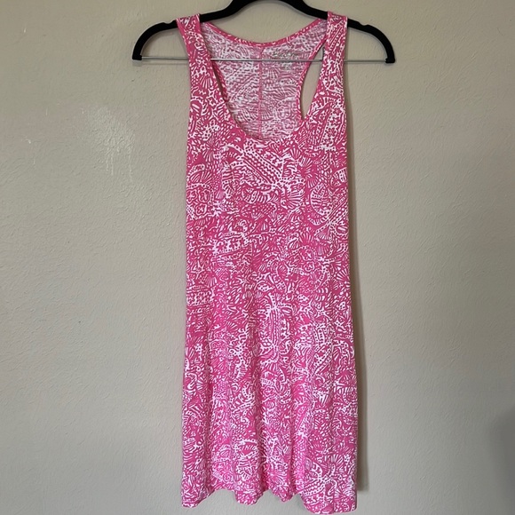 Lilly Pulitzer Cordon Hotty Pink Get Crackin Cotton Dress-Small NWOT - Picture 9 of 9